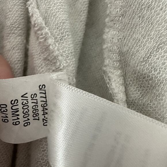 Athleta Pranayama Wrap Sweatshirt Womens Medium Beige Open Cardigan Thumb Holes - Picture 9 of 13